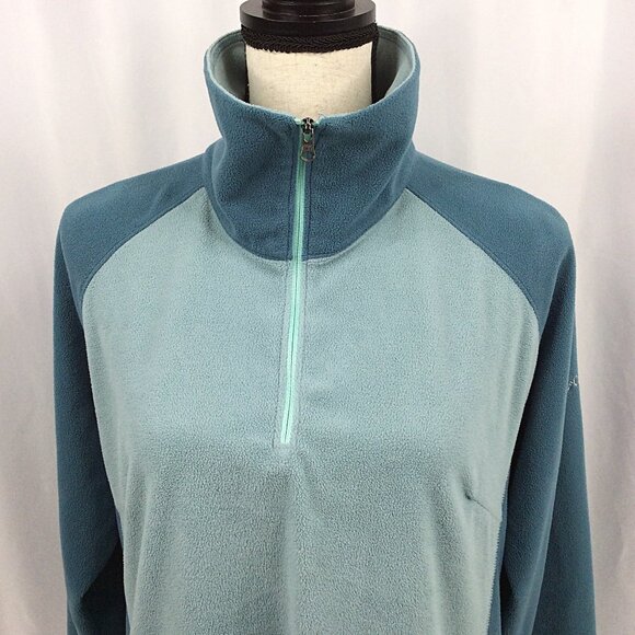 Columbia 1/4 Zip Fleece Pullover Sweatshirt Womens Size XL Lightweight Outdoor - Picture 6 of 10